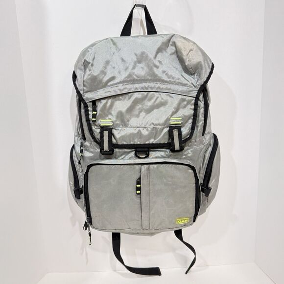 00 S Old Gap Rucksack Backpack Y2K Silver - Picture 2 of 16